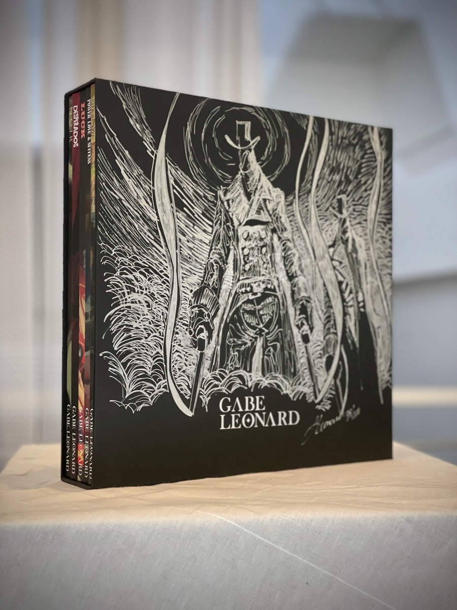 Art Book Collection - Signed Hardcover Set of 5 Gabe Leonard